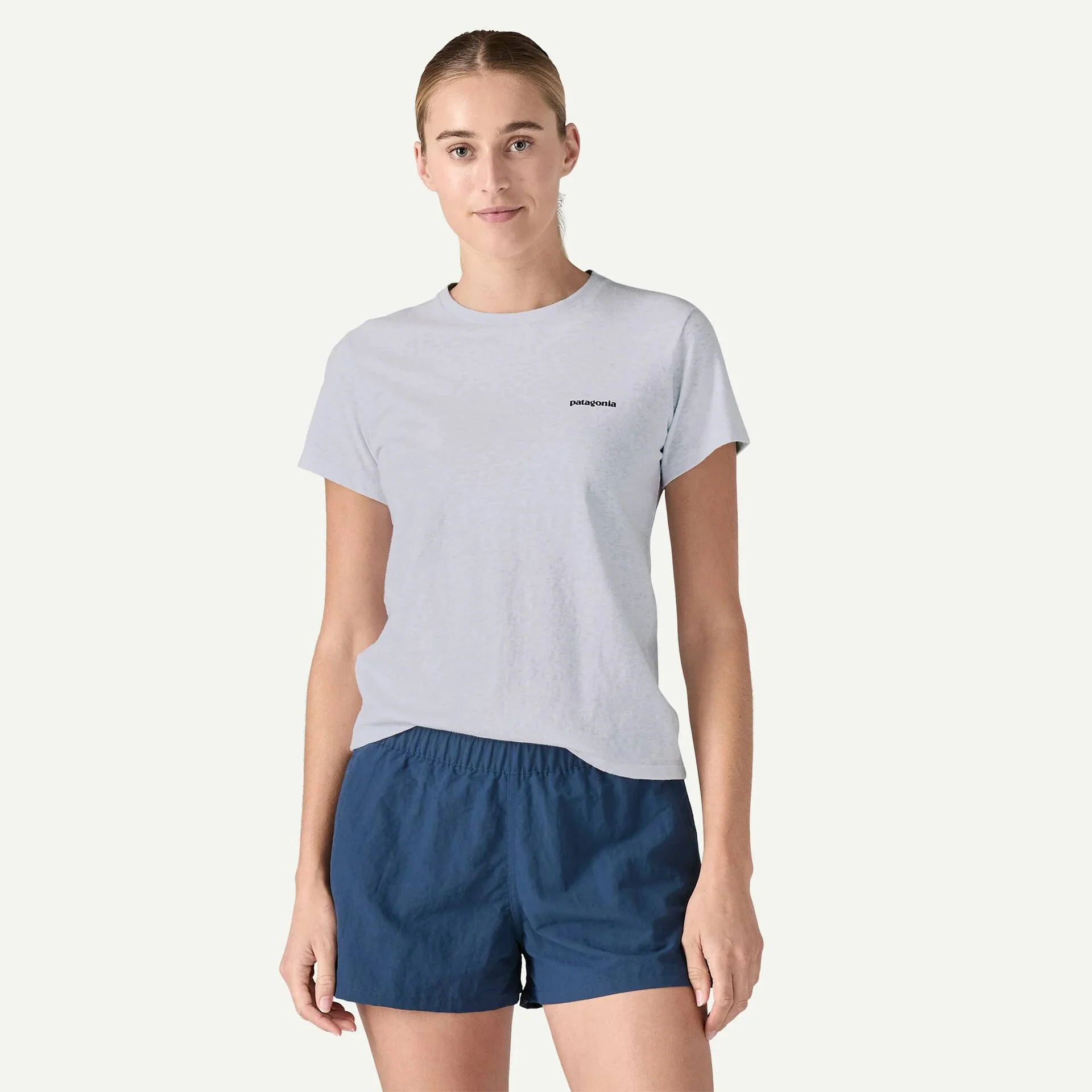 Patagonia W's P-6 Logo Responsibili-Tee (White) - Image 3