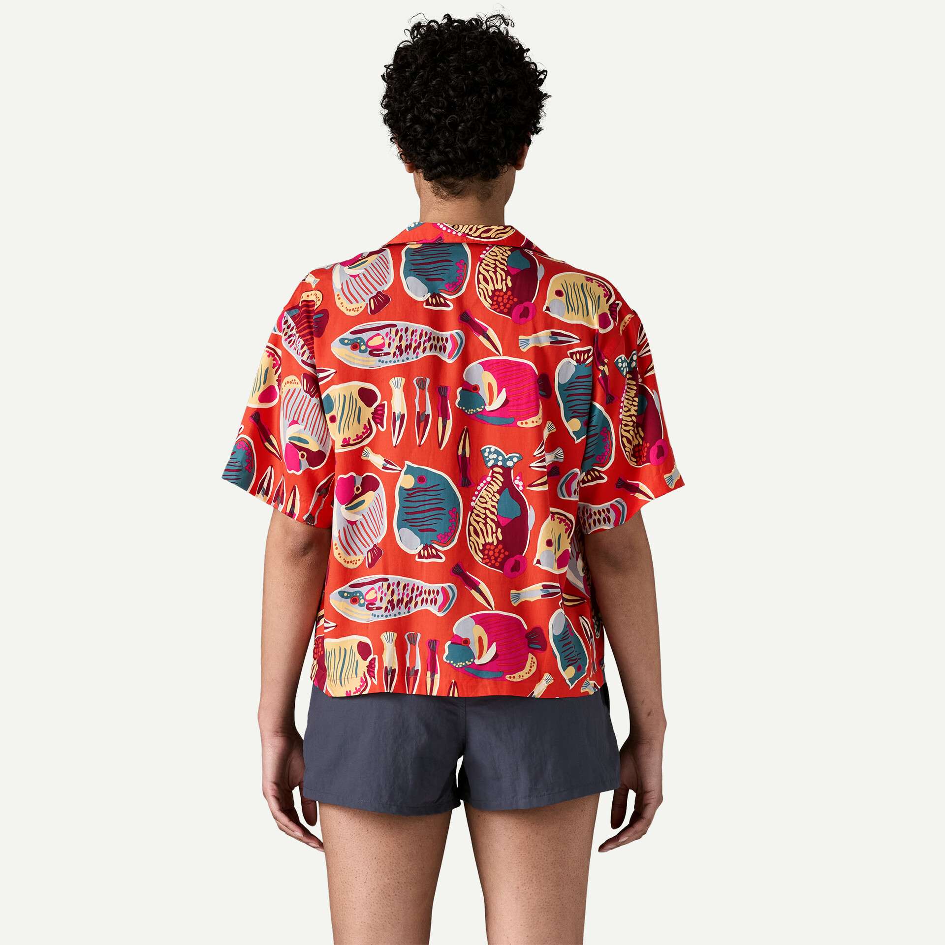 Patagonia W's Tidal Threads Shirt (Wrasse: Pollinator Orange) - Image 3