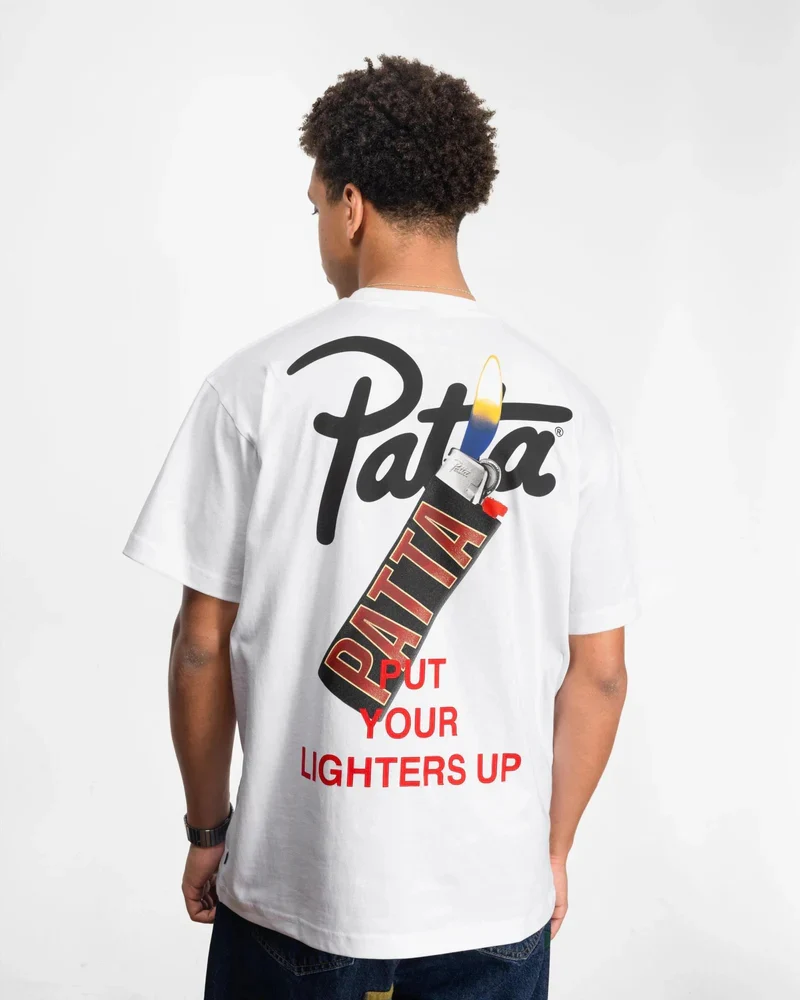 Patta Lighters T-shirt (White) - Image 3