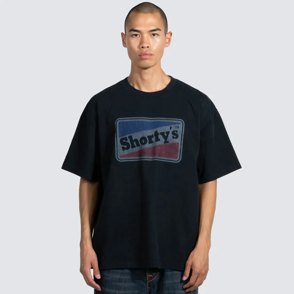 Pleasures Box Logo Heavyweight Shirt (Black) - Image 3