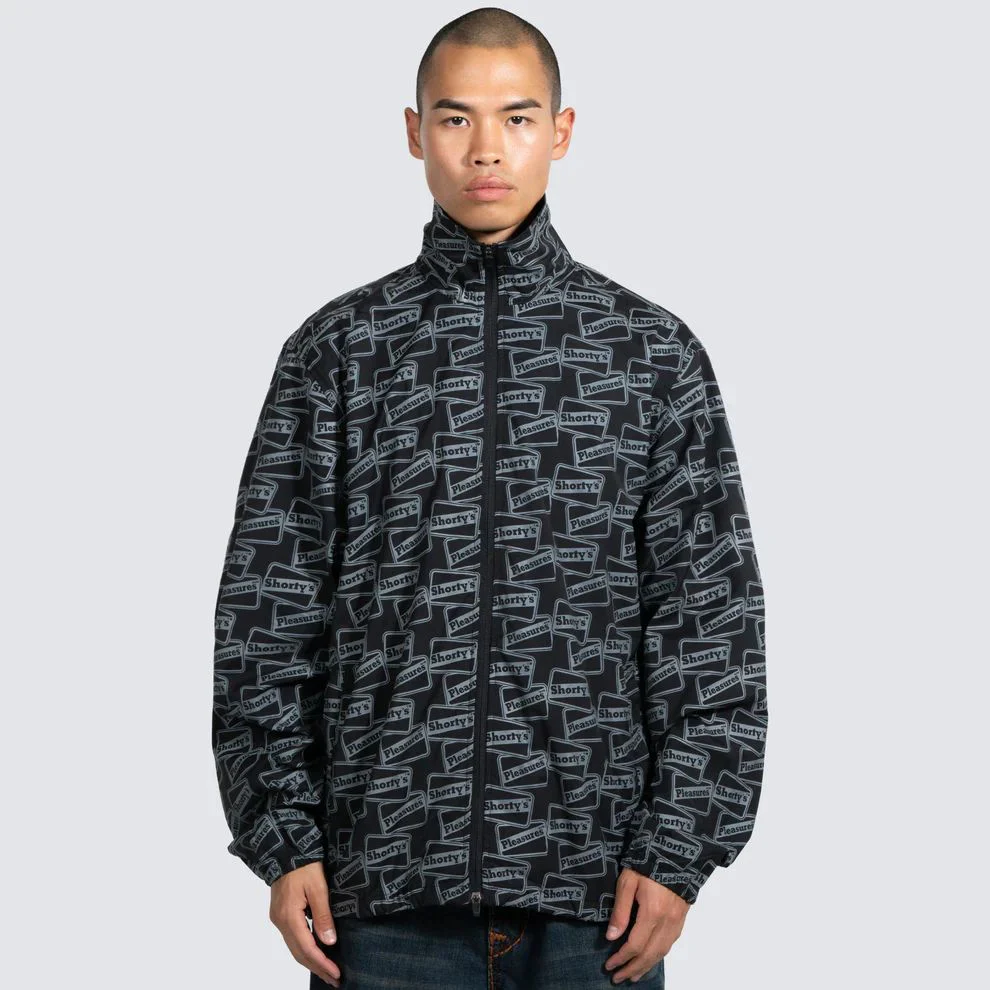 Pleasures Reflective Track Jacket (Black) - Image 3