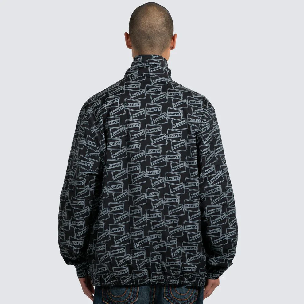 Pleasures Reflective Track Jacket (Black) - Image 4