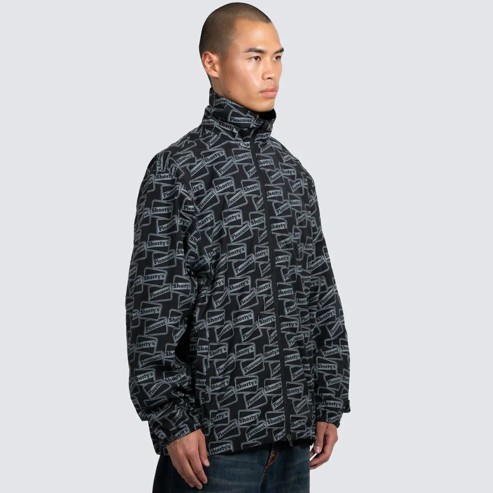 Pleasures Reflective Track Jacket (Black) - Image 5