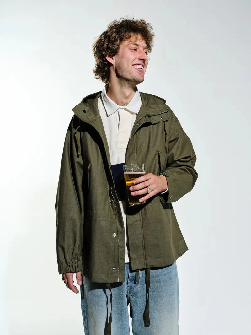 Pop Trading Company Fish Tale Jacket (Four Leaf Clover) - Image 3