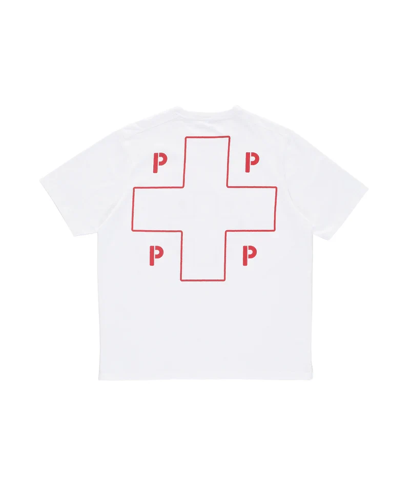 Pop Trading Company Lifesaver Logo T-shirt (White) - Image 2