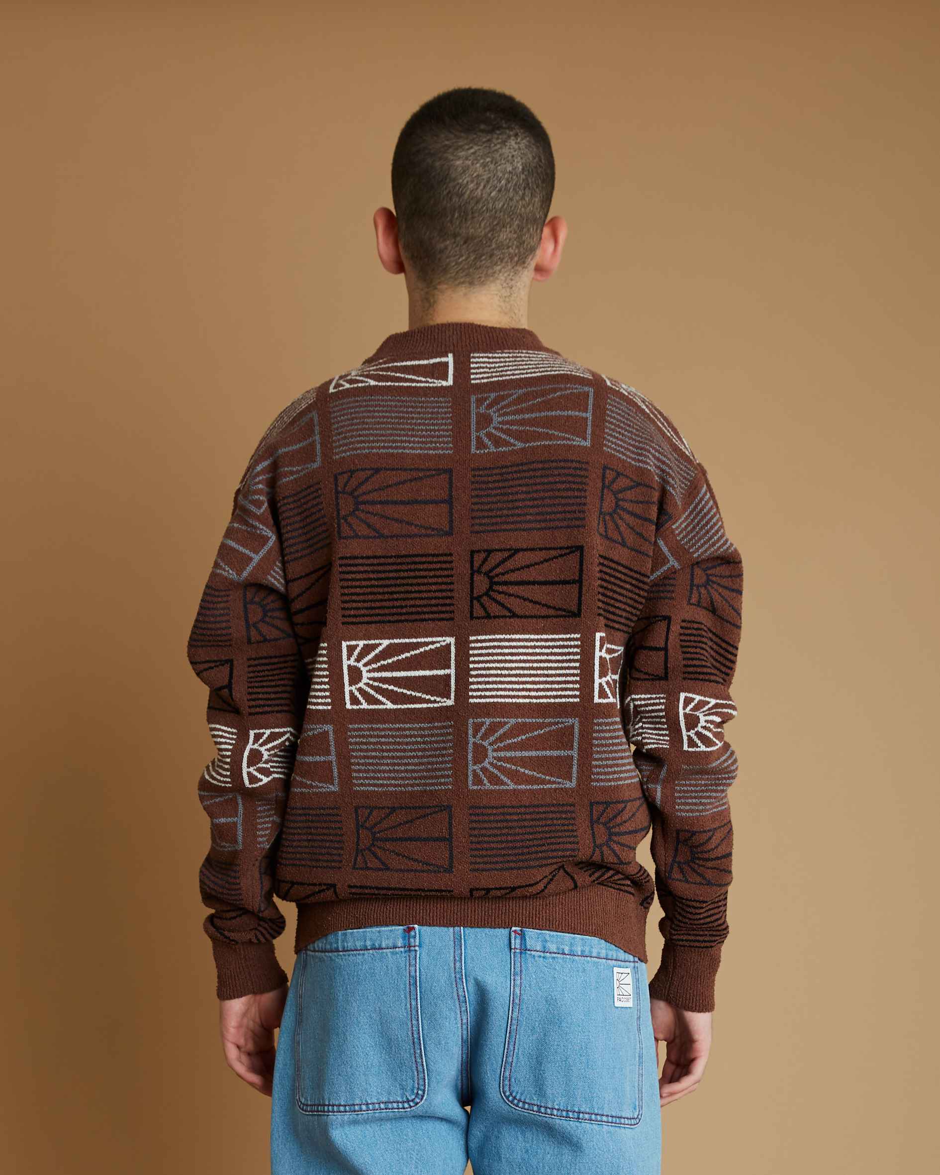 Rassvet Logo Sweater Knit (Brown) - Image 3