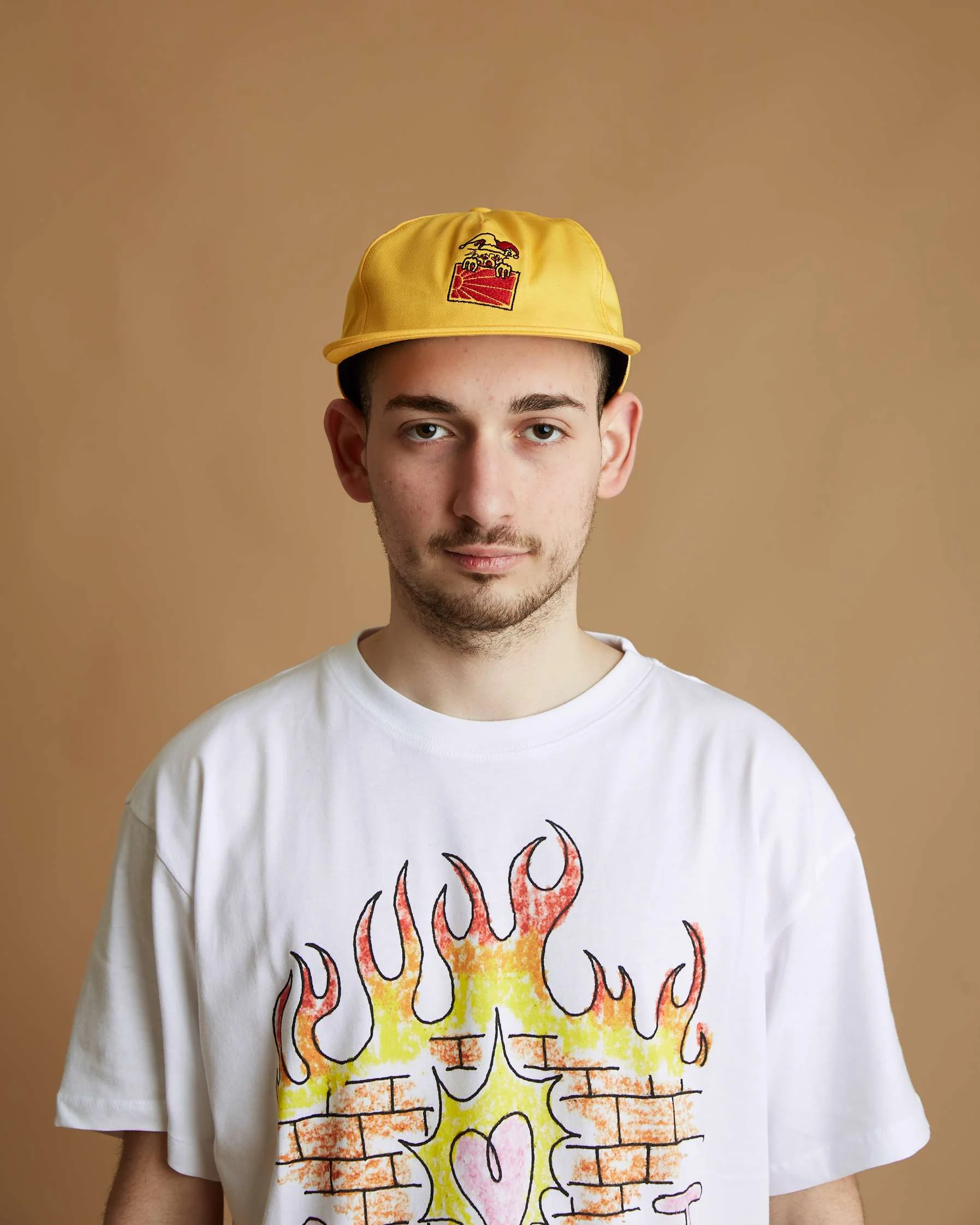Rassvet Men 5-Panel Clown Cap Woven (Yellow) - Image 2