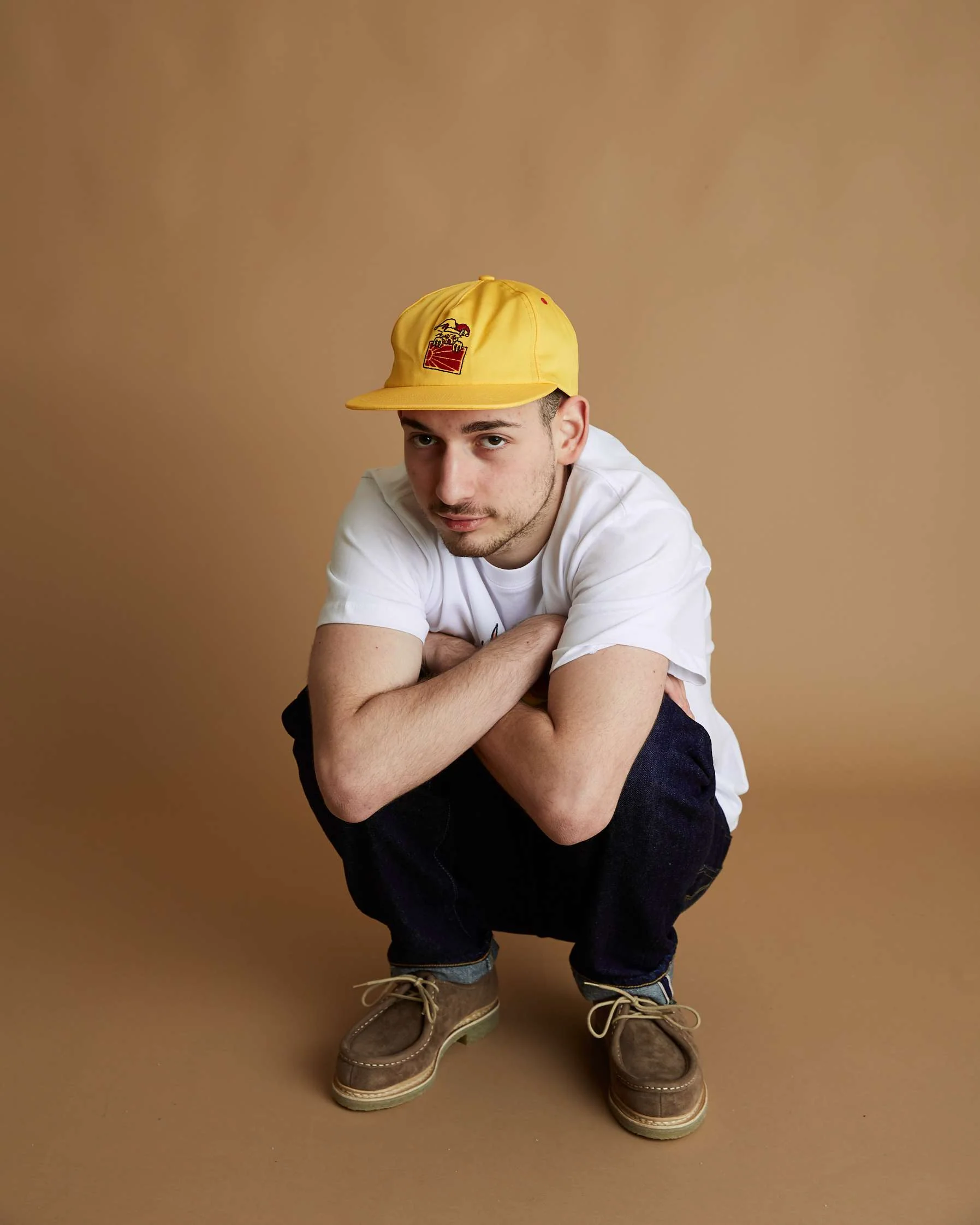 Rassvet Men 5-Panel Clown Cap Woven (Yellow) - Image 3