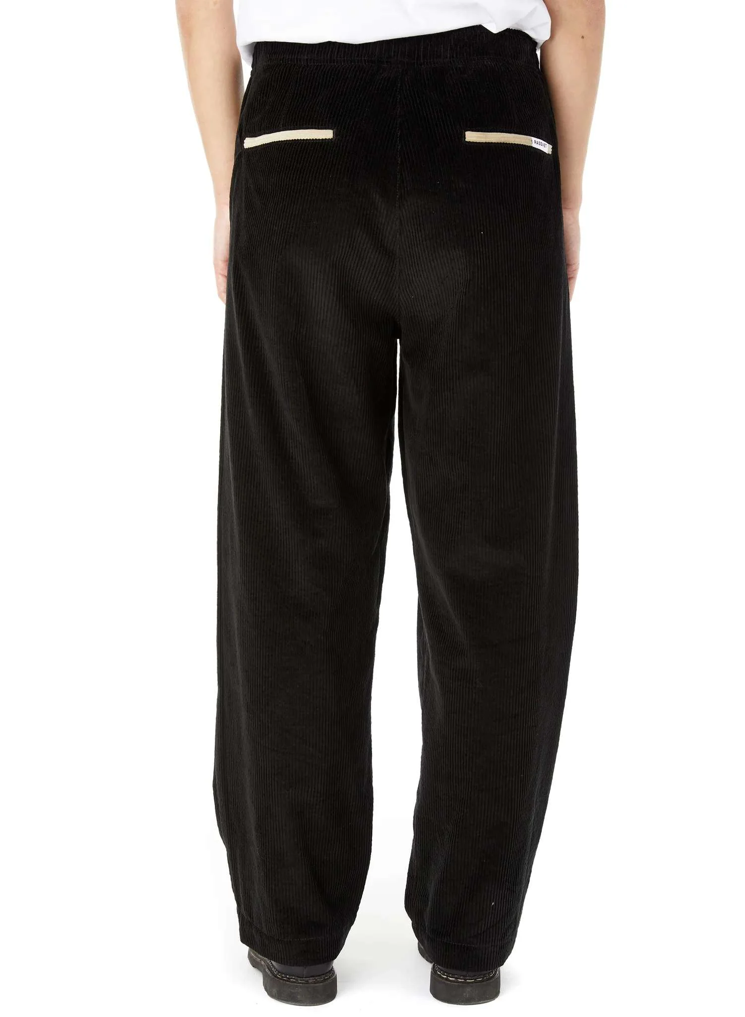 Rassvet Men SNCL Corduroy Vacation Trousers Woven (Black) - Image 3