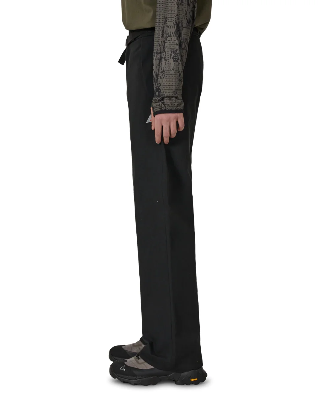 ROA Buckle Chino Pant (Black) - Image 2