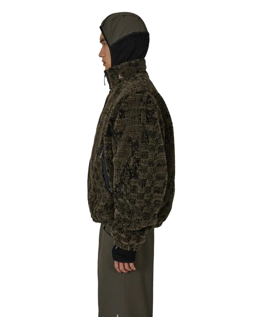ROA Ewe Furry Jacket (Olive) - Image 2