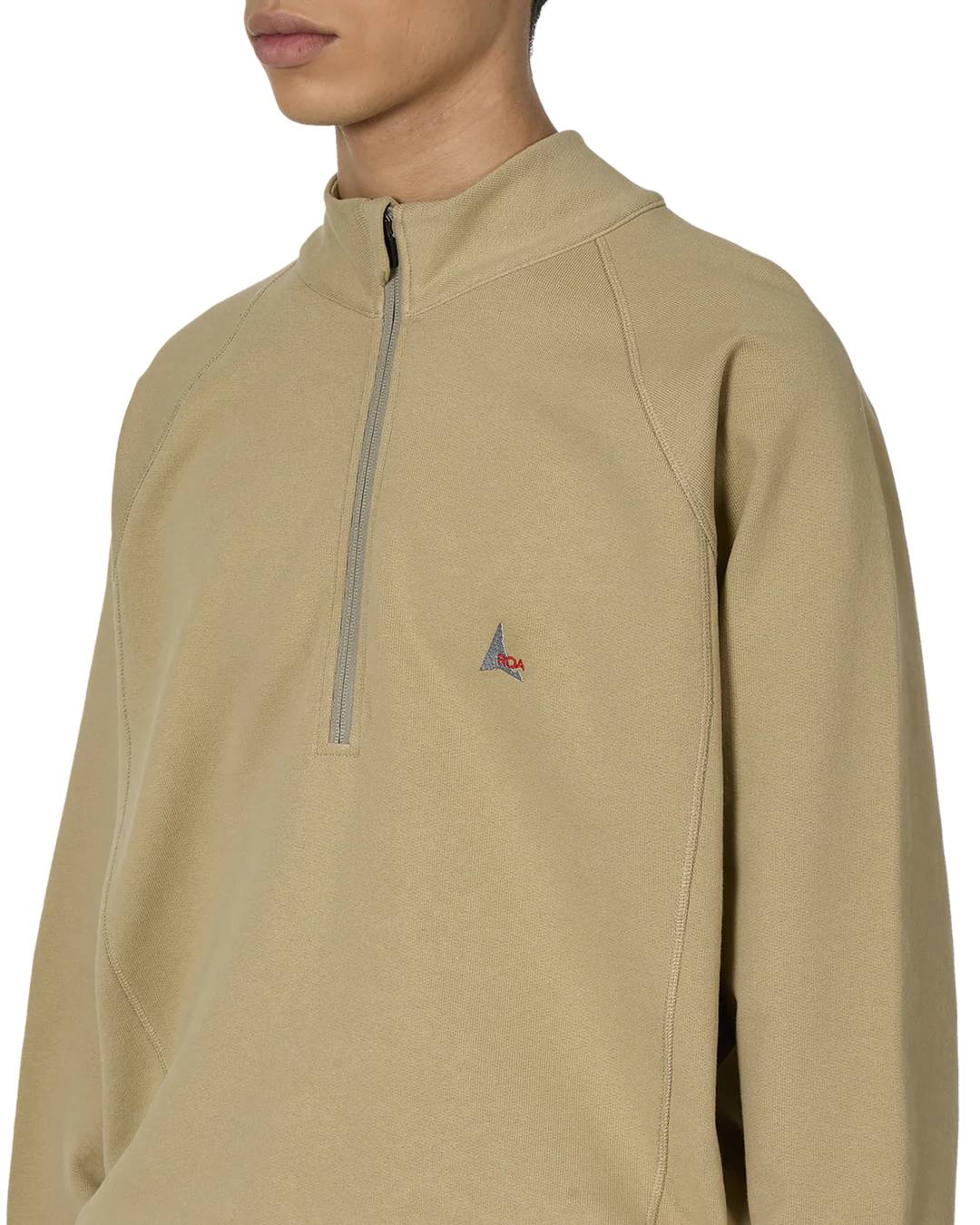 ROA Heavy Half Zip (Taupe) - Image 4