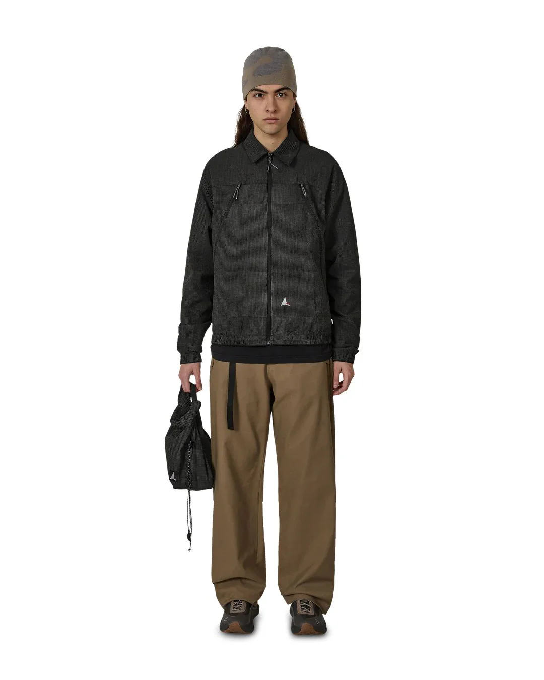 ROA Lamon Reinforced Technical Zip Up Shirt (Black) - Image 4