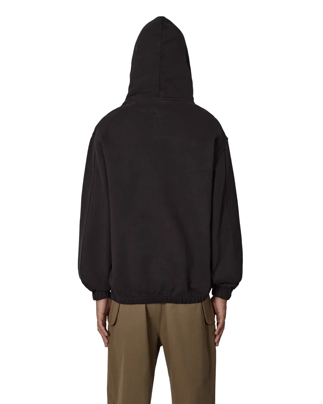 ROA Logo 490Gsm Hoodie (Washed Black) - Image 3