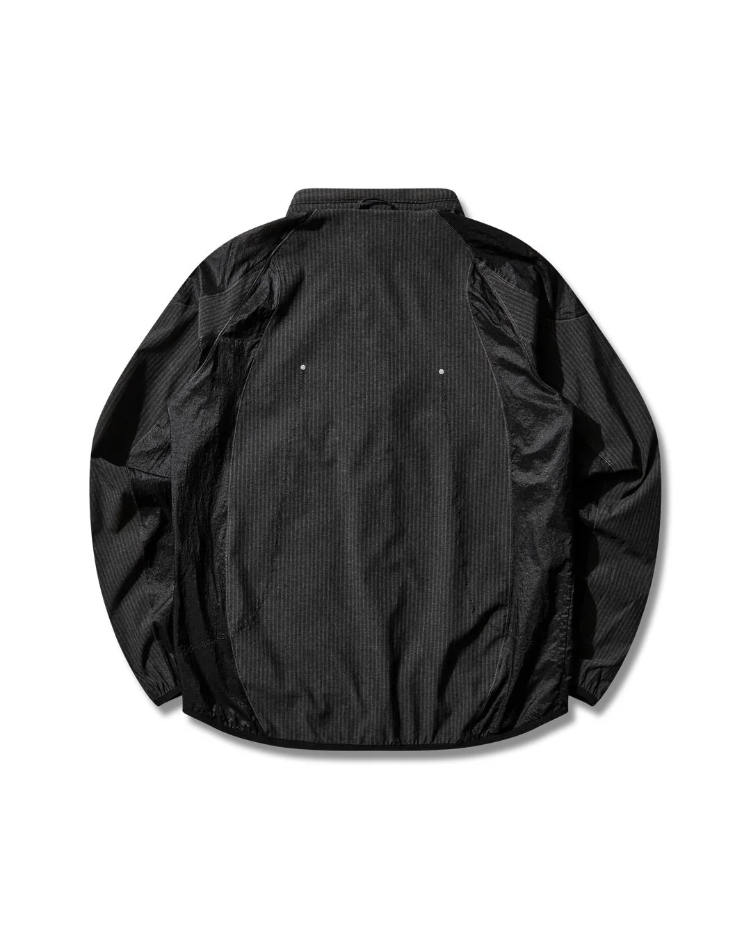 ROA Numb Pinstriped Hooded Wind Jacket (Black) - Image 2