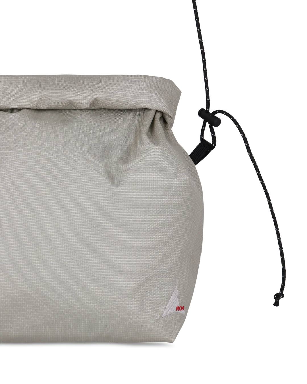 Roa Yuna Ripstop Crossbody Bag (Light Grey) - Image 5