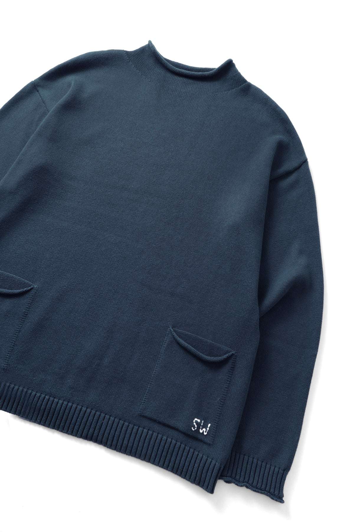 Service Works Mock Smock Sweater (Navy) - Image 3