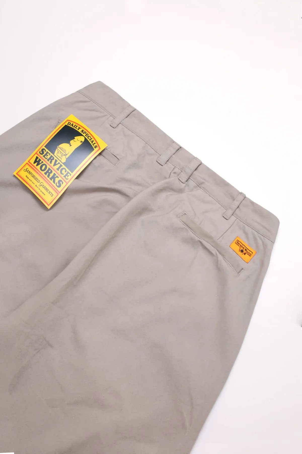 Service Works Twill Part Timer Pant (Stone) - Image 5
