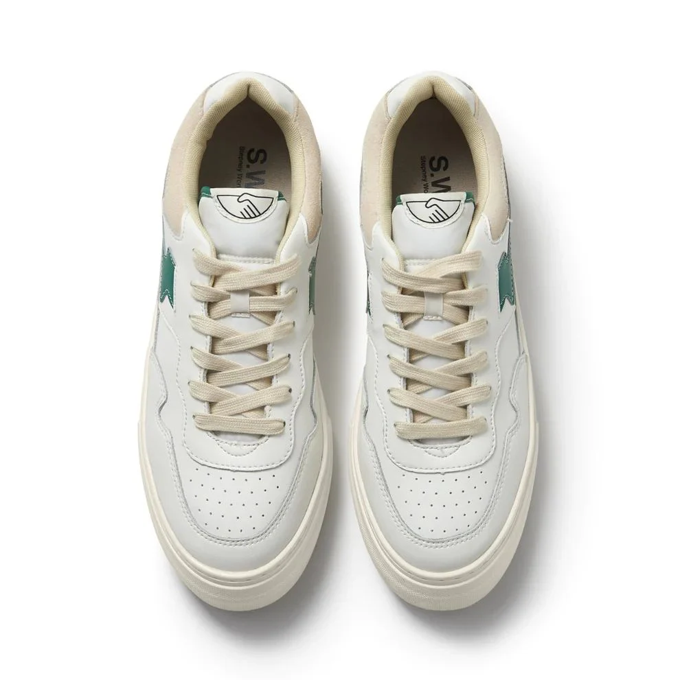 Stepney Workers Pearl S-Strike Leather (White/Green) - Image 3