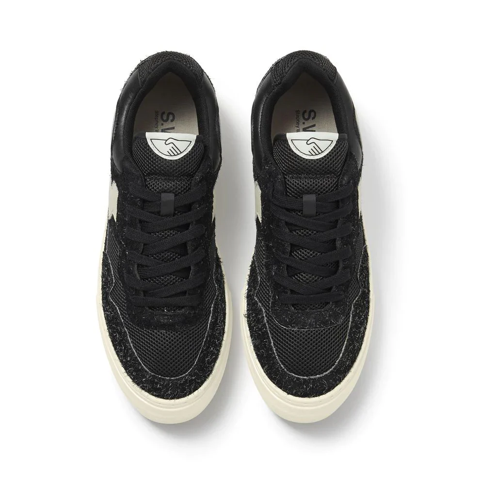 Stepney Workers Pearl S-Strike Suede Mix (Black) - Image 3
