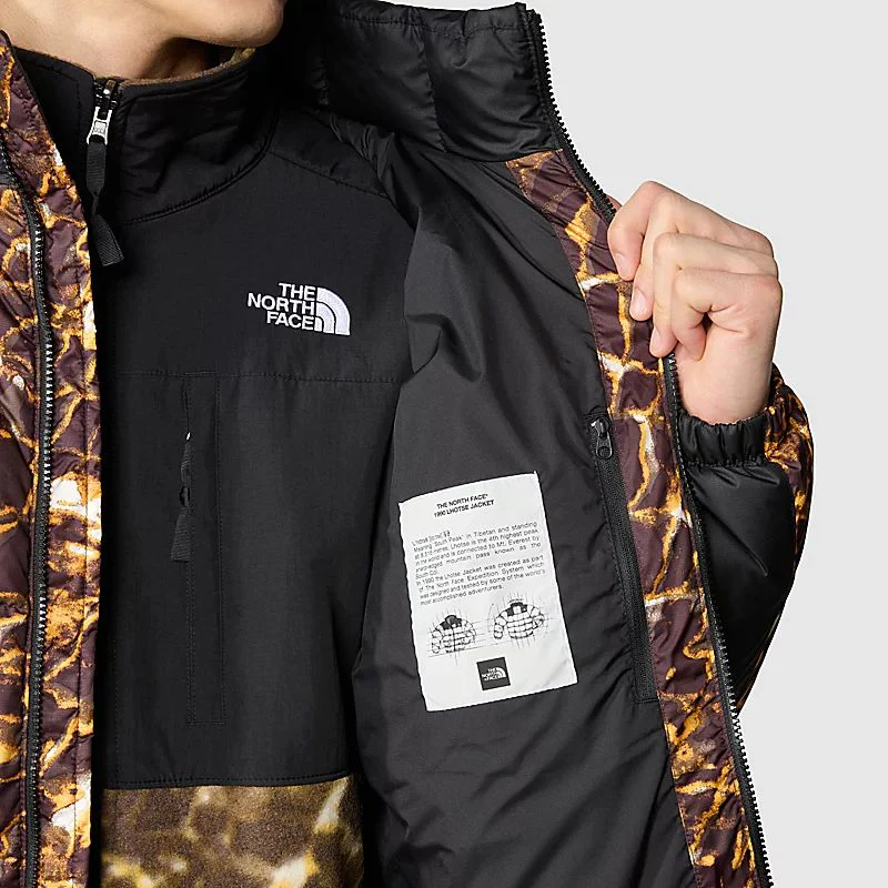 The North Face Lhotse Jacket (Coal Brown Water Distortion Print-Tnf Black) - Image 5