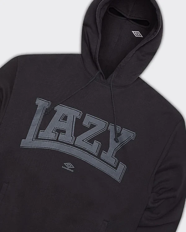 Umbro Lazy Mask Hoodie (Washed Black) - Image 3