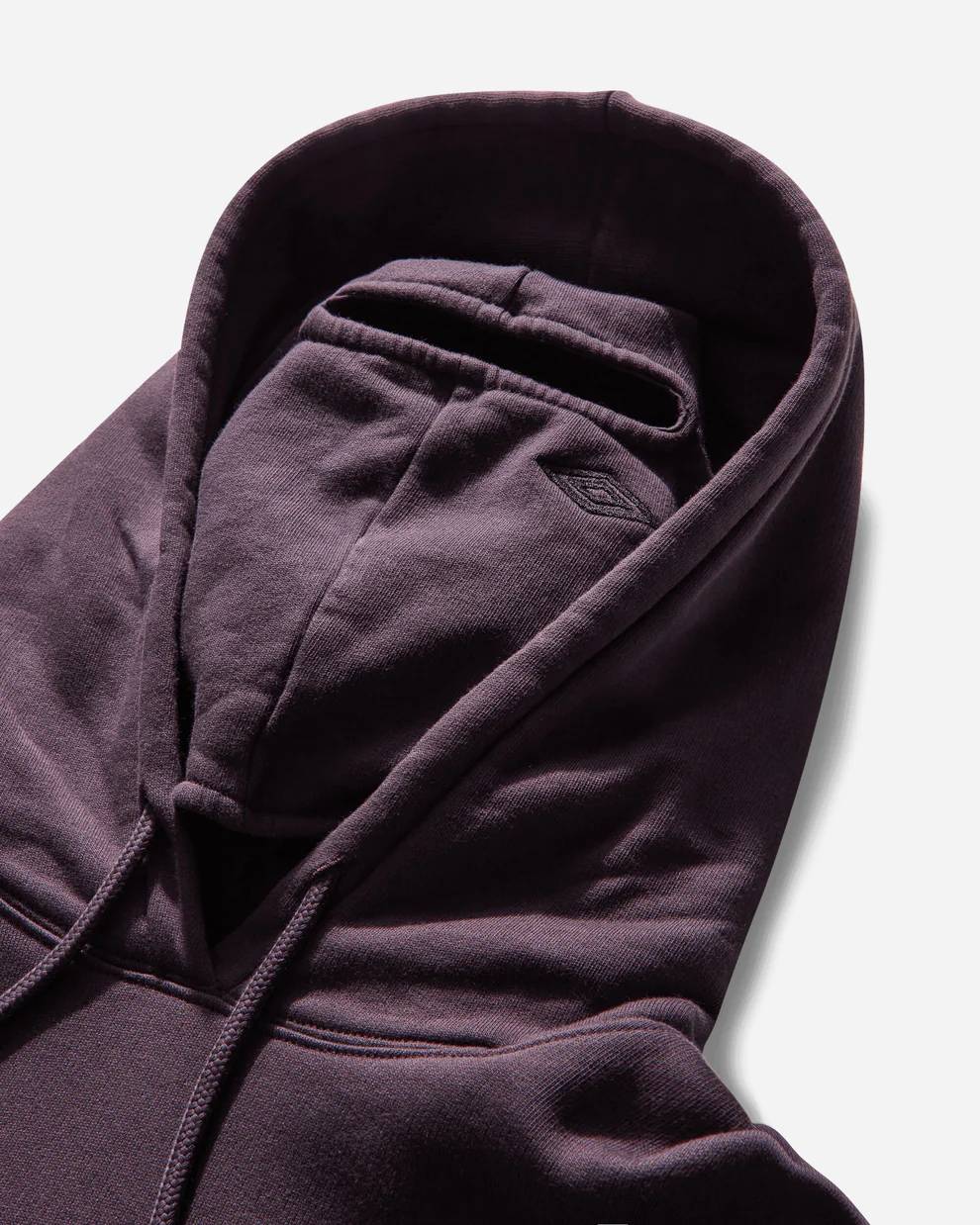 Umbro Og Logo Mask Hoodie (Dark Purple) - Image 3