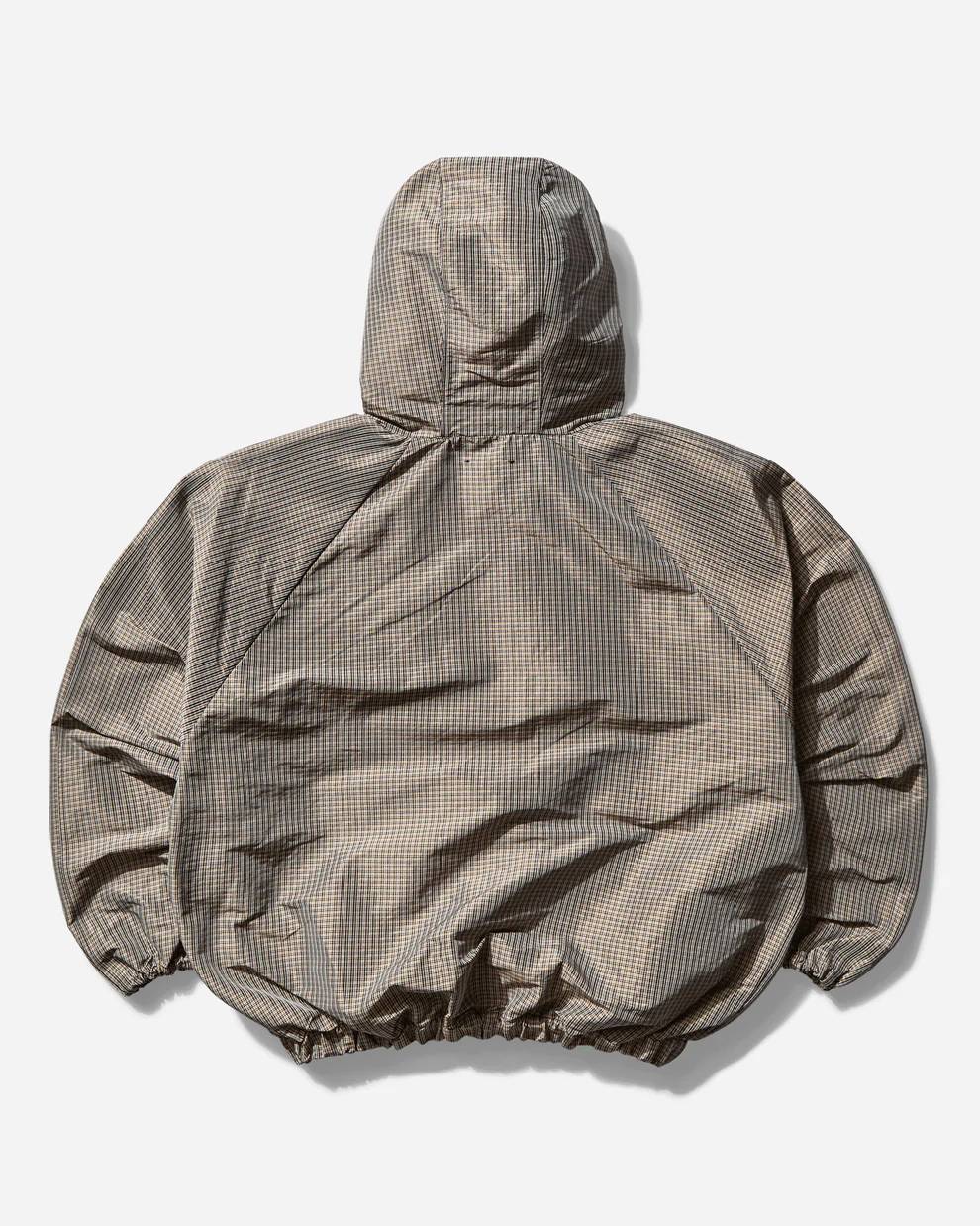 Umrbo Smock Check Anorak (Beige Black) - Image 2