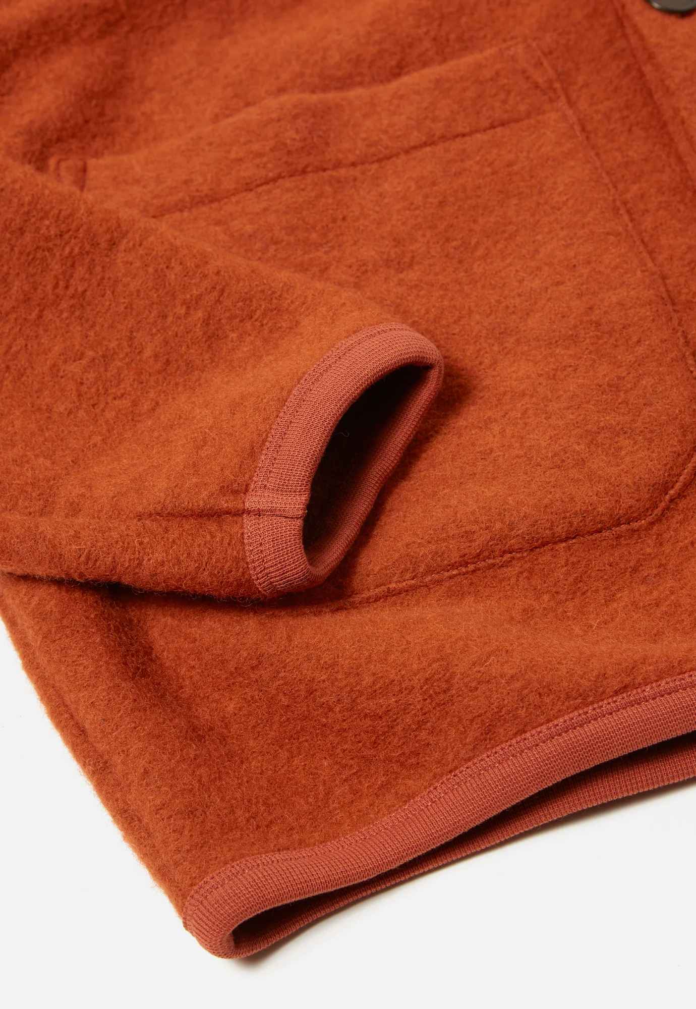 Universal Works Cardigan Wool Fleece (Orange) - Image 5