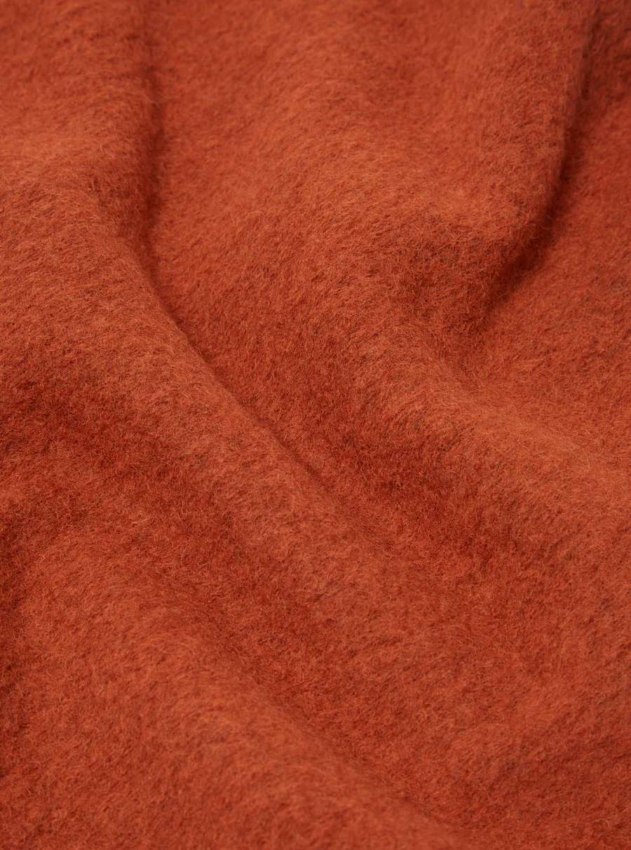 Universal Works Cardigan Wool Fleece (Orange) - Image 6