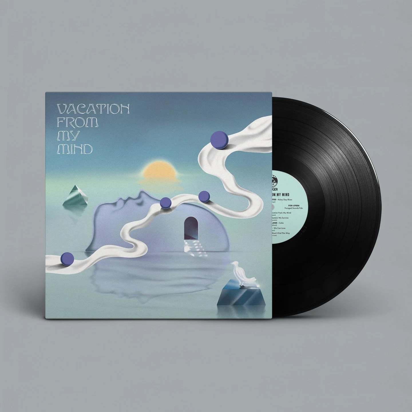 Various - Vacation From My Mind | Forager Records (FOR- LP006) - Image 3