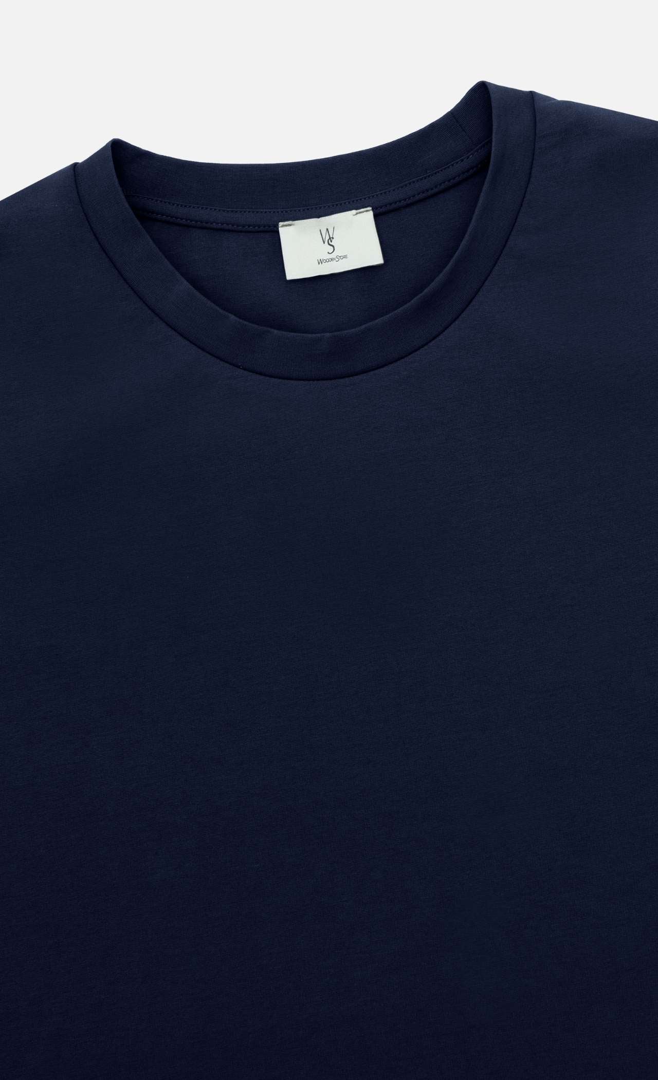 Wooden T-Shirt Akita (Blu) - Image 3